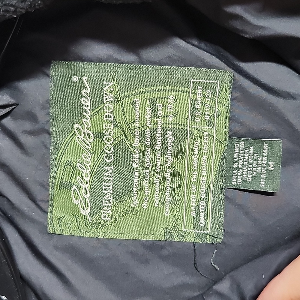 Eddie Bauer Women's Black Goose Down Puffer Vest Womens Medium - Picture 2 of 4